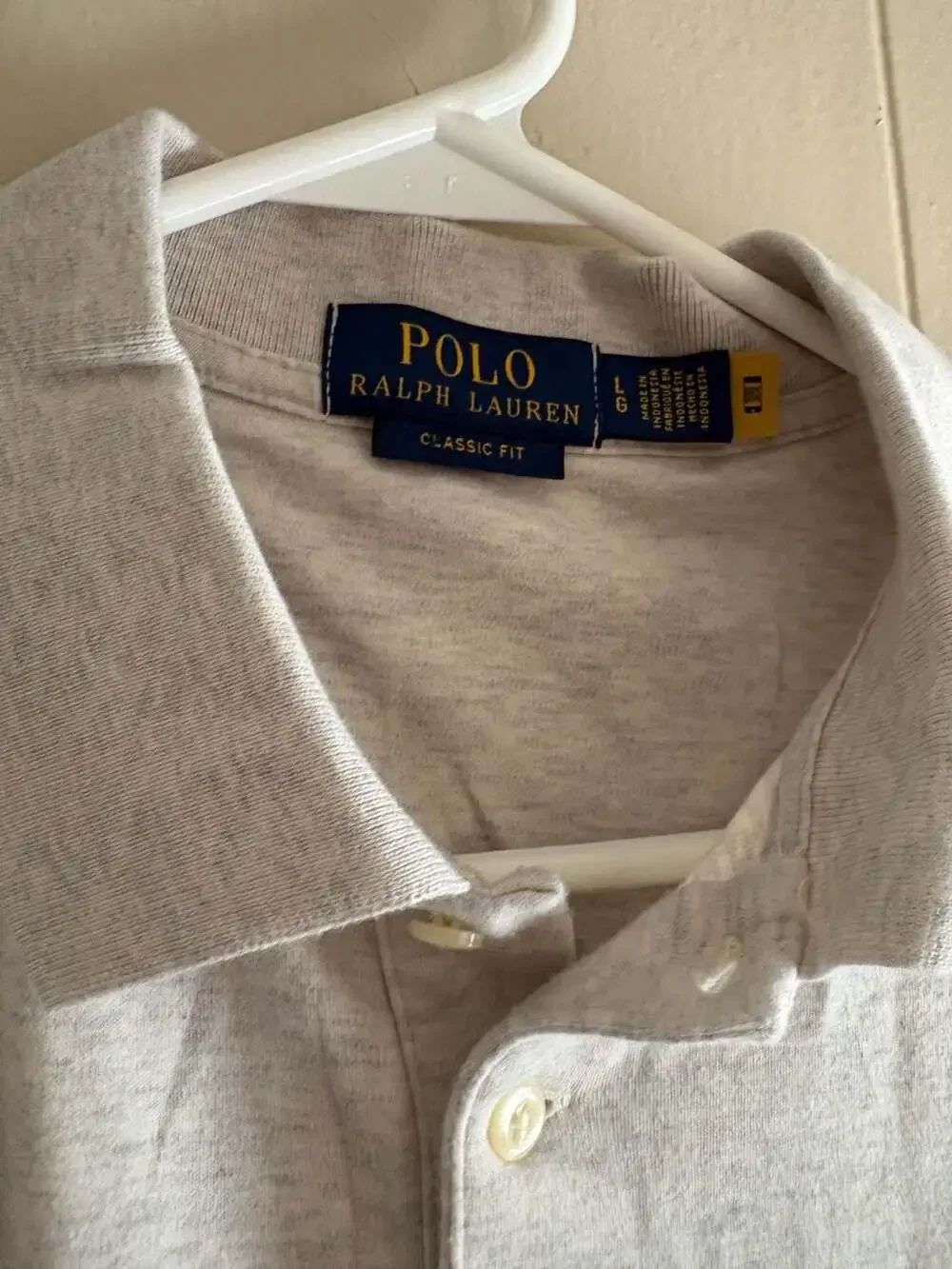 Polo Ralph Lauren Men's Classic-Fit Soft Cotton Polo Shirt Grey Large